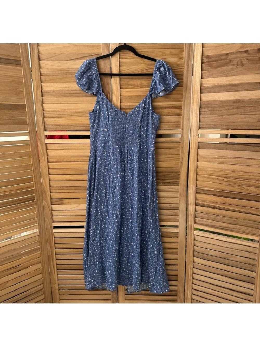 Reformation Baxley Dress Short Sleeveless Floral Midi Dress - Picture 5 of 7